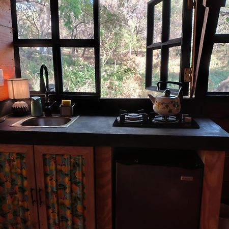 Cabana De Madera Privada Y Romantica Tepoztlan Bagian luar foto