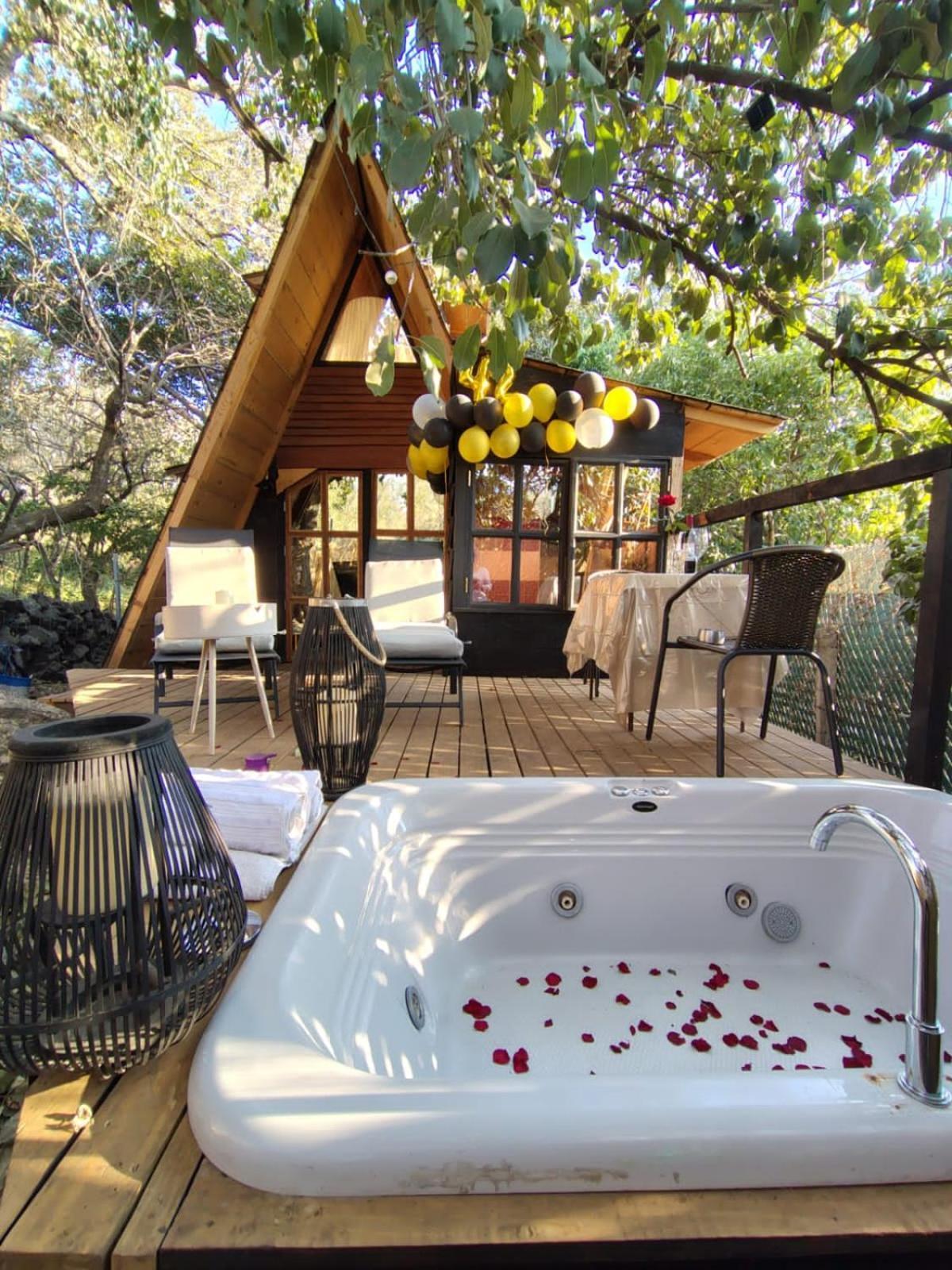 Cabana De Madera Privada Y Romantica Tepoztlan Bagian luar foto