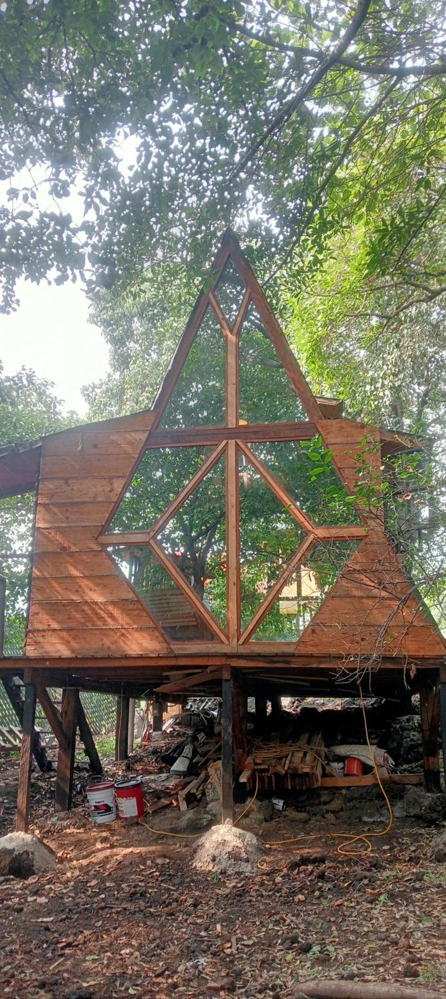 Cabana De Madera Privada Y Romantica Tepoztlan Bagian luar foto