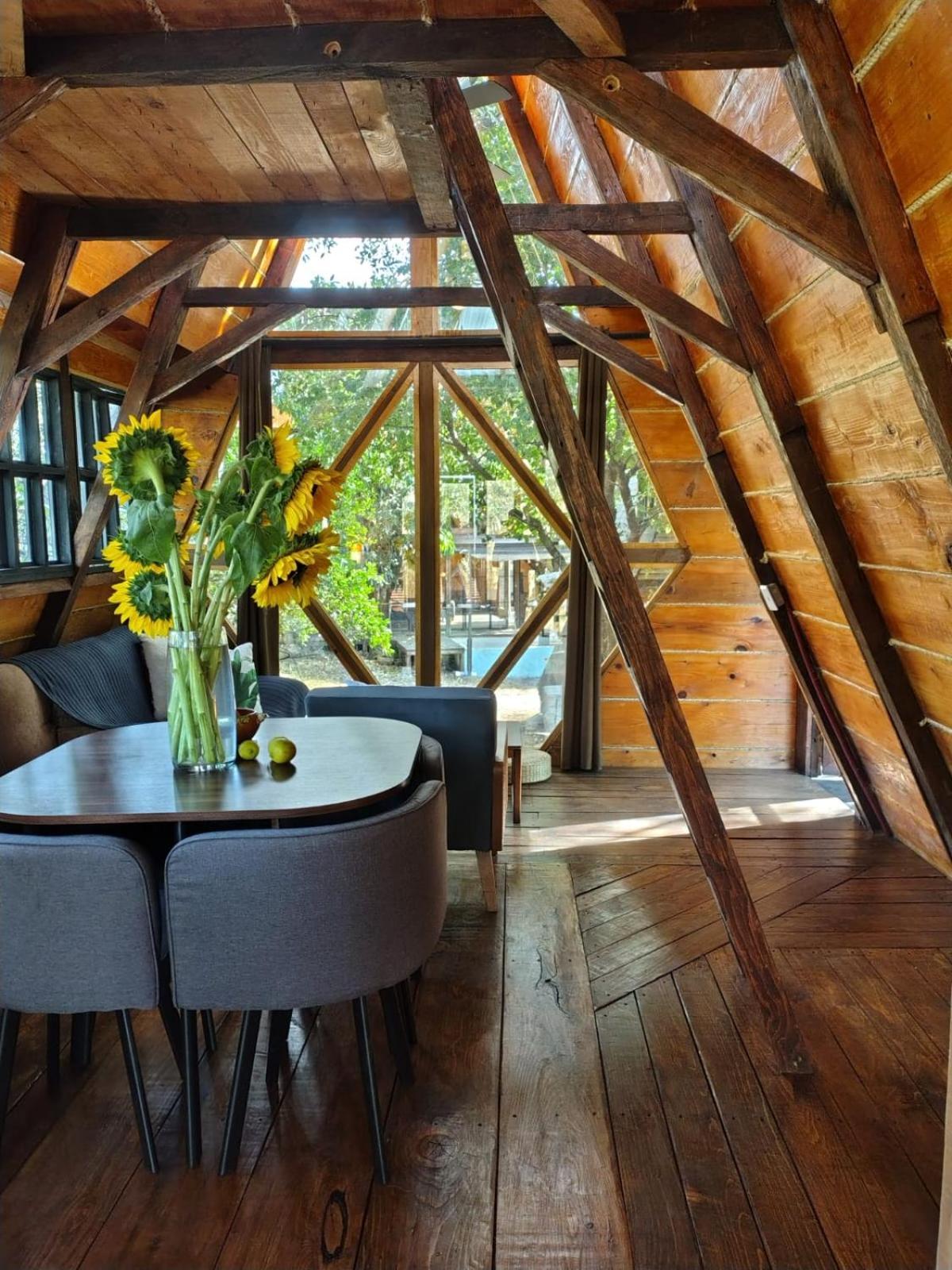 Cabana De Madera Privada Y Romantica Tepoztlan Bagian luar foto